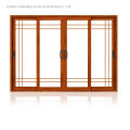 Porte-patio en aluminium de style moderne (FT-D80)